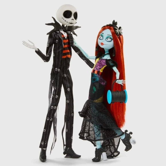 🪩Monster High Skullector Disney's The Nightmare Before Christmas Jack & Sally - Picture 7 of 16